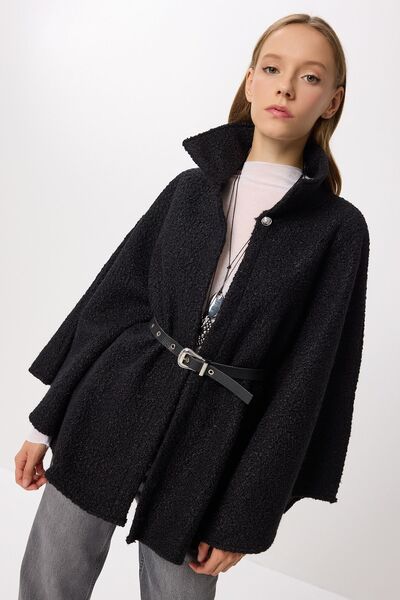 Hiccup ISTANBUL Loose-fit gabardine jacket with belt