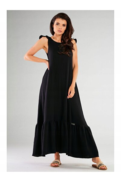 Awama Dress M262 - Black - L/XL