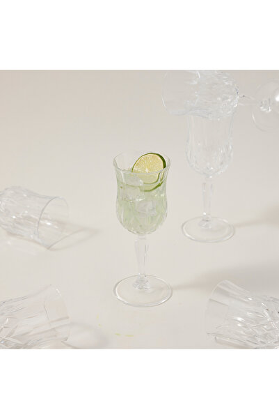 RCR transparent crystal goblets 6 pcs