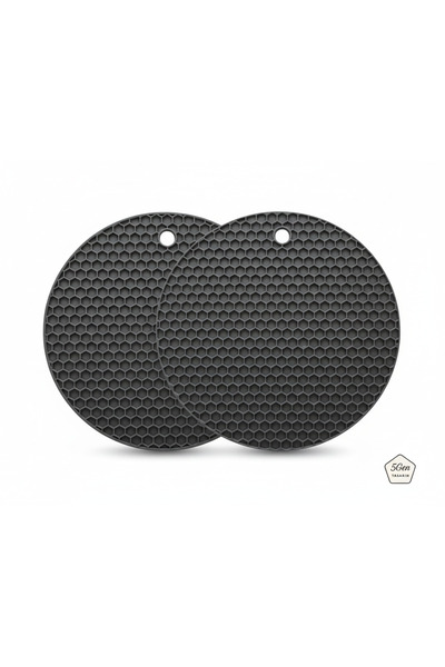 5Gen Tasarım Set de 2 suporturi și forme pentru grătar din silicon gri, cu mo...