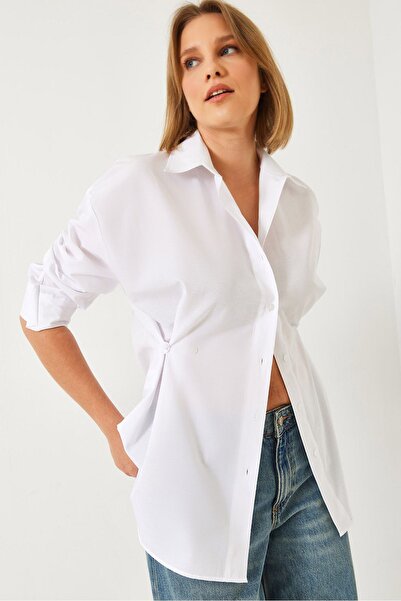 Hiccup Simple shirt with buttons and Bianco Lucci detail