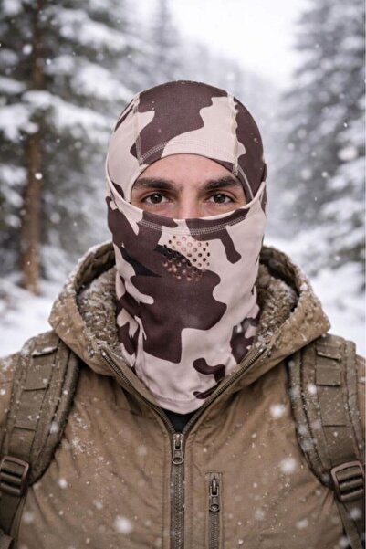 SINGLE SWORD 7’li Unisex Balaklava Termal Kar Maskesi Motor Outdoor Kayak Avcılık Soğuk Hava