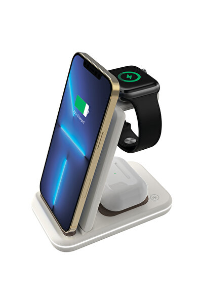 Other CANYON Wireless Charger WS-304 15W 3in1 Cosmic Latte