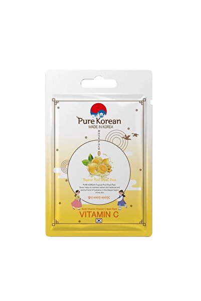 PURE KOREAN قناع الوجه فايتامين C الكوري النقي ( منتجات أصلية )