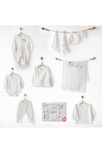 andywawa BEBEK HASTANE ÇIKIŞI 10 PCS NEWBORN SET HELLO ELEPHANT