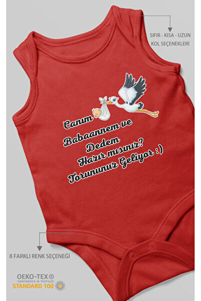 MorivoKids My Dear Mom and Dad, Are You Ready? Printed Baby Bodysuit – Snap F...