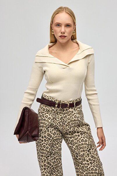 Hiccup MAI STUDIOS Inari Polo Collar Sweater