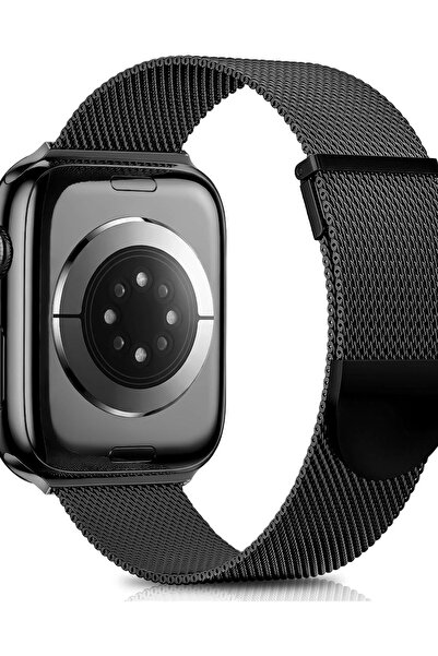 Dotail Higgs magnetic metal strap for Apple Watch, stainless steel Milanese s...