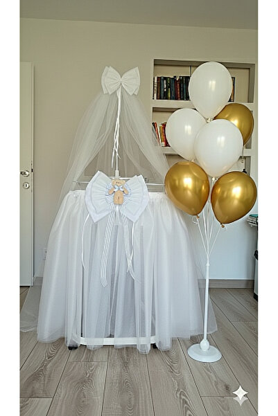 Mutlu Başlangıçlar طقم زينة للمستشفى، تنورة لغرفة المرضى، ناموسية، فيونكة