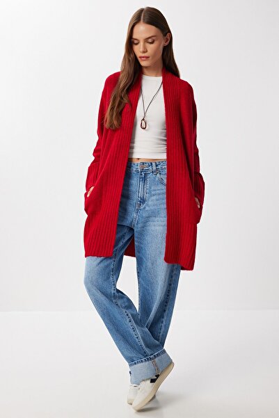Hiccup Textured knitted cardigan with pockets ISTANBUL