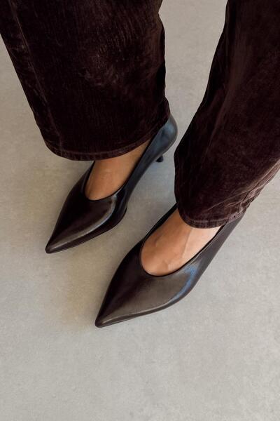 nope21shoess Alya Brown Stiletto