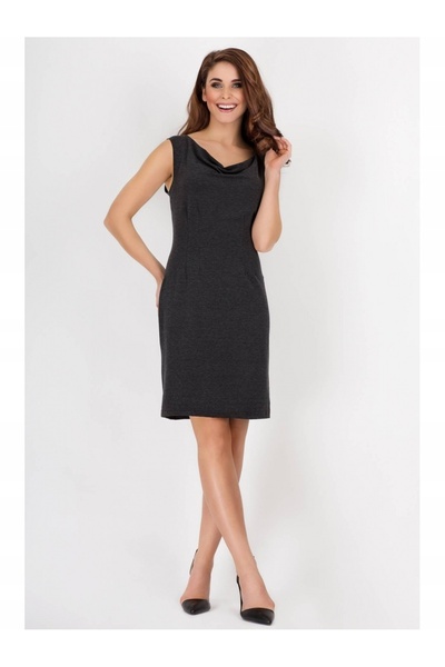 Awama Dress A090 - Graphite - S