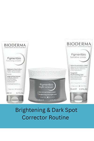 Bioderma روتين تفتيح البشرة وتصحيح البقع الداكنة