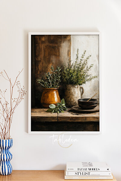 tablodea Tablou de bucătărie rustic cu motive vegetale vintage TD Pinterest D...