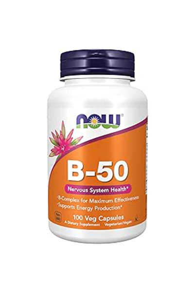 Now B-50 Nervous System Health Supplements - GMO free