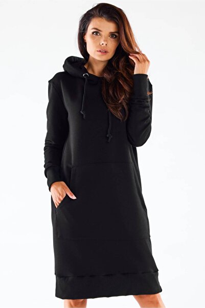 Awama Dress M273 - Black - L/XL
