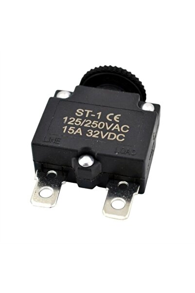 Powermaster St Serisi Termik Sigorta 15 Amper 125/250Vac 32Vdc (Ic-271S)