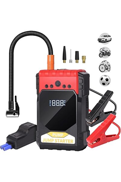 FOXMAG24 Starter auto 4 în 1, baterie externă, booster baterie auto, compreso...