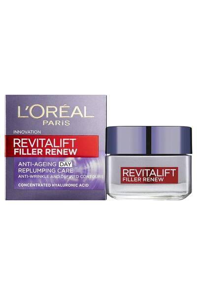 L'Oreal Paris , Revitalift Filler, Αντιγηραντική, Κρέμα, Για Πρόσωπο, 50 ml