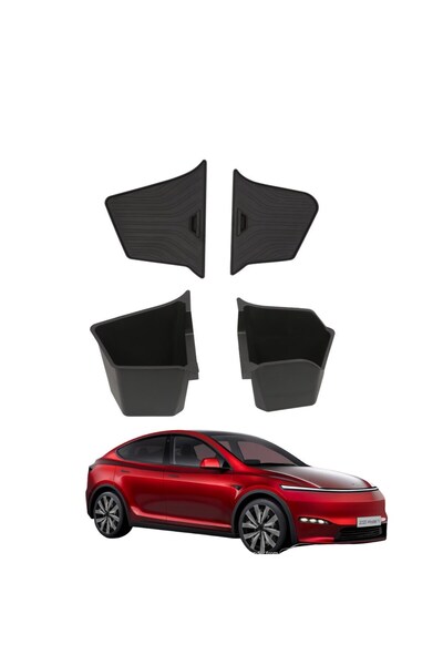 TESLA Juniper Arka Bagaj Sağ ve Sol Plastik Kapaklı Saklama Kutuları  2li S...