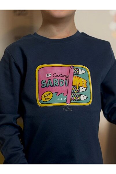 Mir KidsClup تي شيرت بأكمام طويلة من قماش الإنترلوك للجنسين