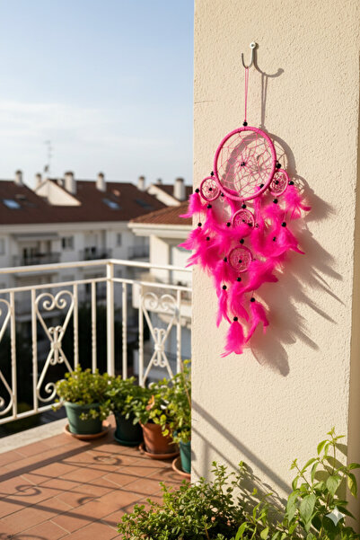 SultanofAura Dreamcatcher -Rüya Kapanı -Düş Kapanı-Rüya Kovucu -Halka çapı 12 cm