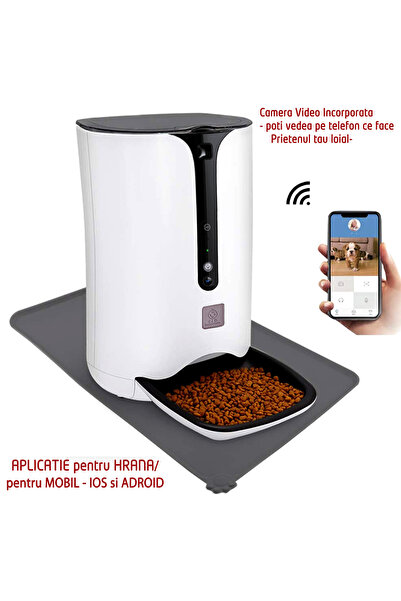 CLD -Care Love Devotion Dispenser automat pentru hrana, 7 Litri, programare 3...