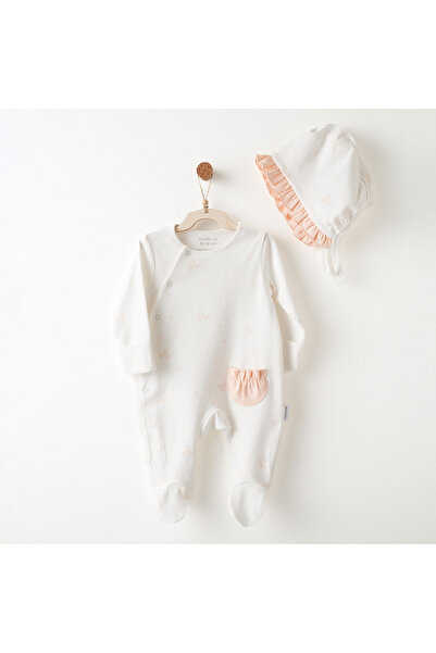 andywawa Baby Jumpsuit Set Romper Hat Set Little Swan Love