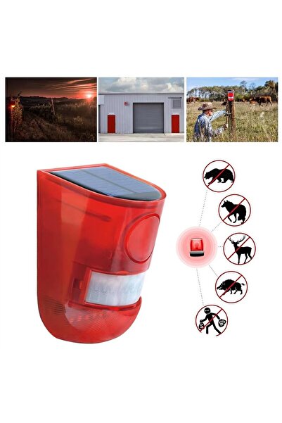 Powermaster PM-26943 Sesli Hayvan Kovucu Alarm Cihazı Solar Panelli