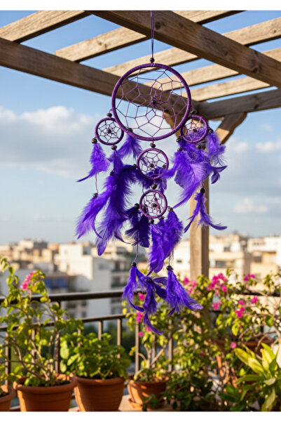SultanofAura Dreamcatcher -Rüya kapanı -Düş Kapanı-Rüya Kovucu _Halka çapı 12 cm