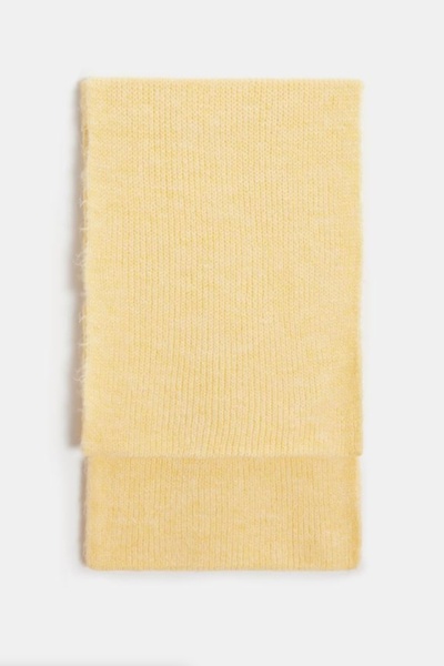 Noi Belis Women's Puffy Soft Textured Knitwear Scarf Aw25At0002