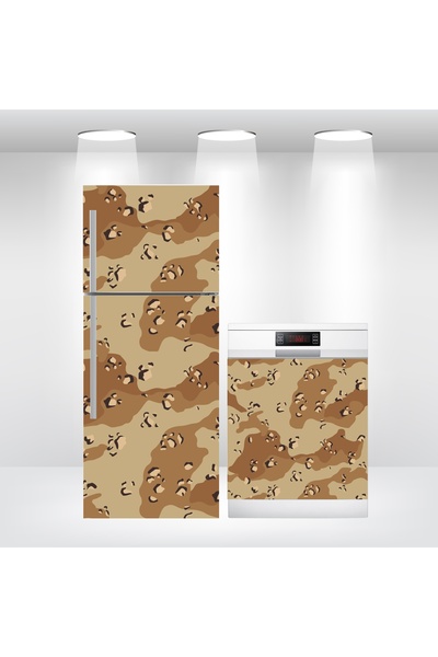 Bigaimaj Folie autoadezivă pentru ușă frigider și mașină de spălat vase, cu m...