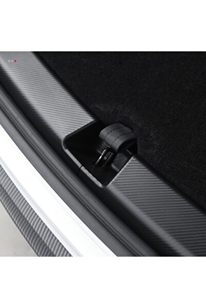 TESLA Model Y Bagaj Kapağı Koruyucu Bakalit - 3D Karbon - 2 Adet Set