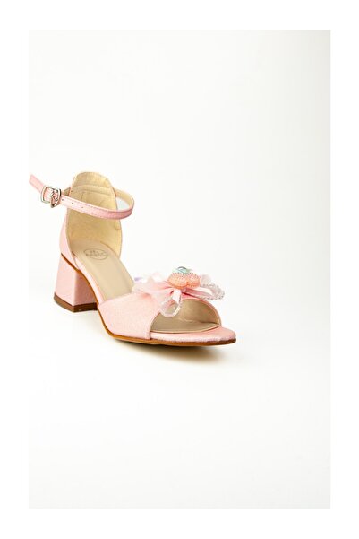 Minican 610 Glittery Pink Girls' Evening Dress Shoes