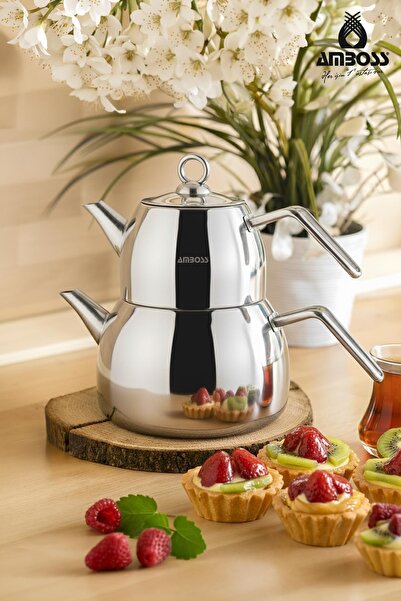 Amboss Viventea 4 Piece Stainless Steel Large Size Teapot