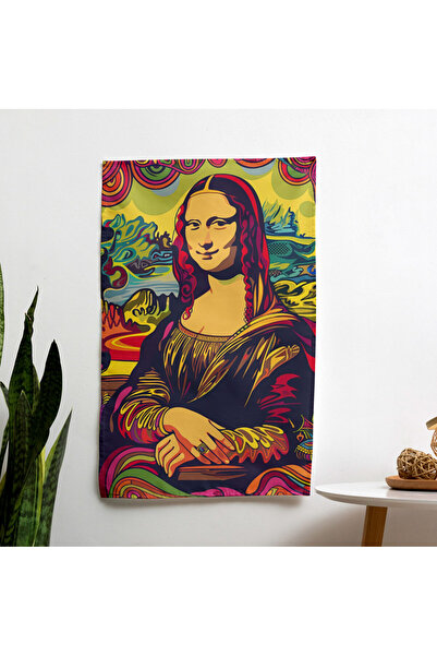 PaintedAnarchy غطاء حائط بتصميم فن البوب الكلاسيكي - ألوان زاهية، وجه من البو...