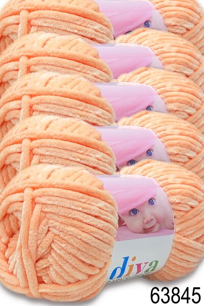 Diva İplik Babys First Velvet Yarn (5X100Gr.) 63845