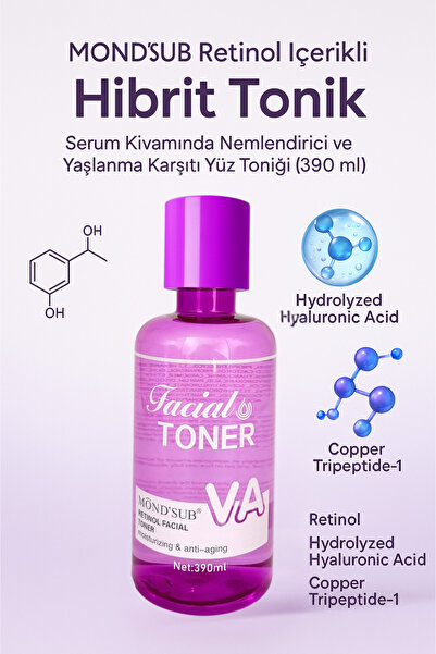 MondSub Retinol Hibrit Tonik – Serum Kıvamında Nemlendirici & Yaşlanma Karşıt...