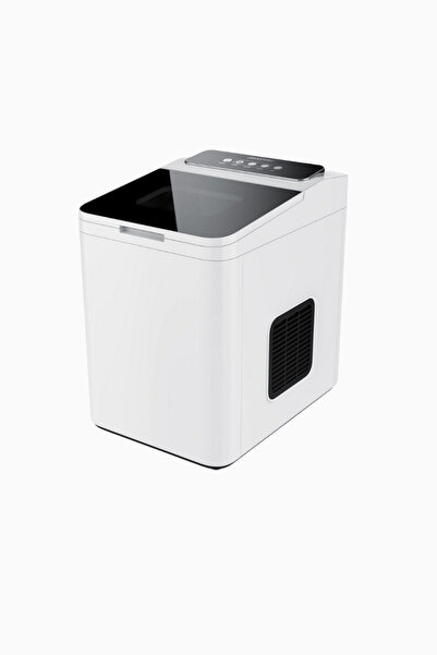 Arendo 1,4 L Buz Makinesi Paslanmaz Çelik LED Gösterge ve Küçük/Büyük Küp