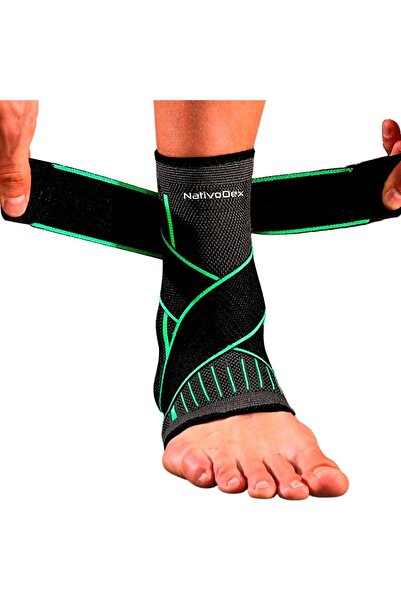 Dotail NativoDex αστράγαλος, ρυθμιζόμενος, ελαστικός, μαύρος και πράσινος, μέ...