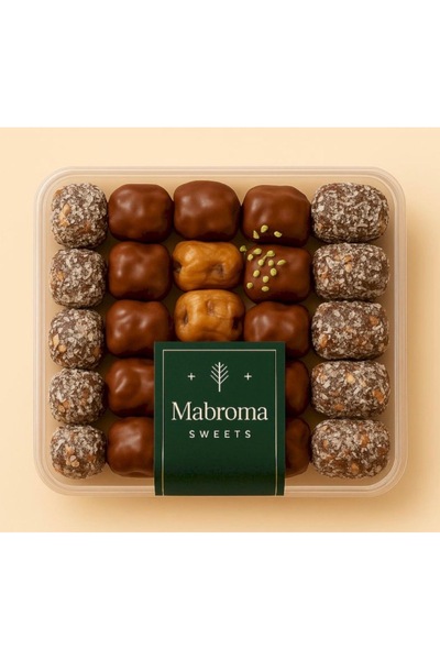 Mabroma Sweets Quarter kilo box of Yusr dates