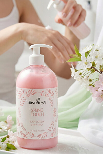 Colyen Skiniya Spring Touch 1 Litre Vücut Losyonu Yoğun Nemlendirici Günlük Cilt Bakımı