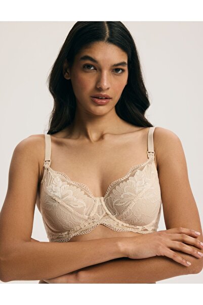 ESOTIQ Soft Nursing Bra Non-Padded with Eleganty Floral Lace High Quality & C...