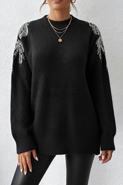 NEWCO Sakal Hand Embroidered Knitwear Tunic 161726201