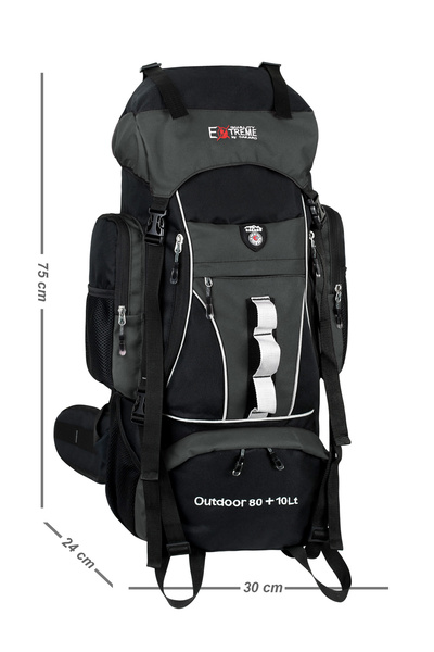 CAKARD Extreme 80+10 Liter Mountaineering Backpack – Professional Backpack fo...