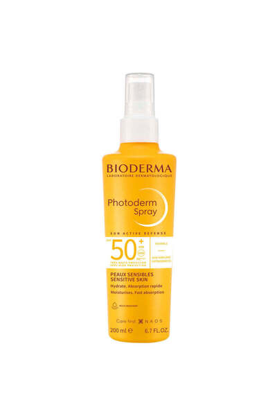Bioderma Photoderm Water-Resistant Non-Greasy Moisturizing Sunscreen Spray fo...