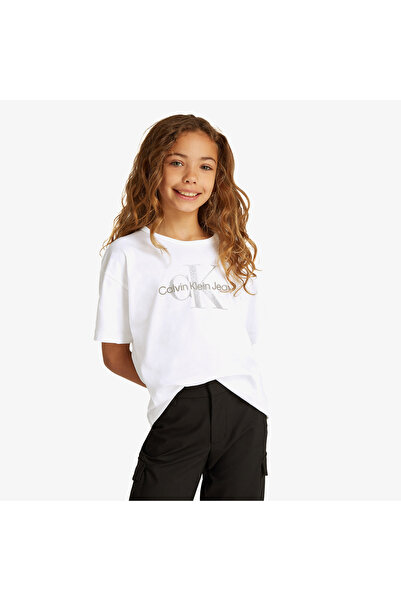 Calvin Klein Çocuk Beyaz T-Shirt