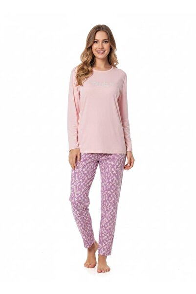Pemilo Women's Long Sleeve Lycra 2000-10 Pajama Set