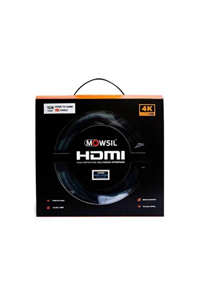 MOWSIL HDMI To HDMI (2.0) 4K Cable – 10 Meter