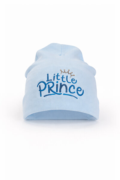 Prince Căciulă bebeluși „Little Prince” alb – bumbac moale, nou-născuți 0-12 ...